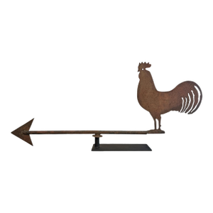 Mid-20th Century American Folk Art Rooster Weathervane