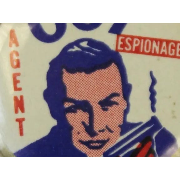 Mid-Century Modern Agent 007 Espionage Pin For Sale - Image 3 of 3