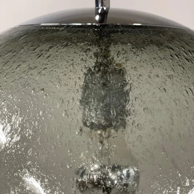 Hanging Lamps in Bubble Glass from Peill & Putzler, 1970s, Set of 2 For Sale - Image 10 of 12