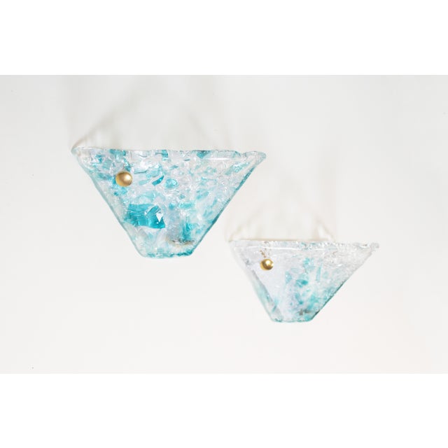 Vintage Italian Wall Lamps in Murano Glass from La Murrina, 1980s, Set of 2 For Sale - Image 11 of 11