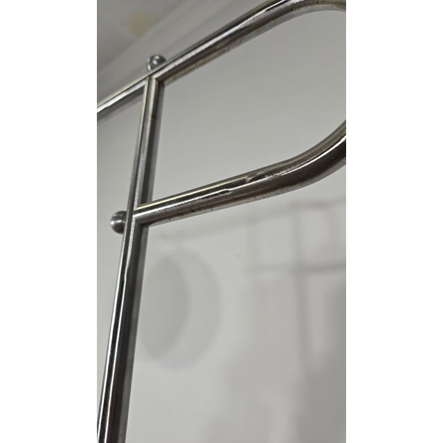 Brown Art Deco Floor Lamp in Wood For Sale - Image 8 of 13