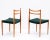 Lübke Lubke Germany Mid Century Cherry Dining Side Chairs Original Fabric - a Pair For Sale - Image 4 of 13