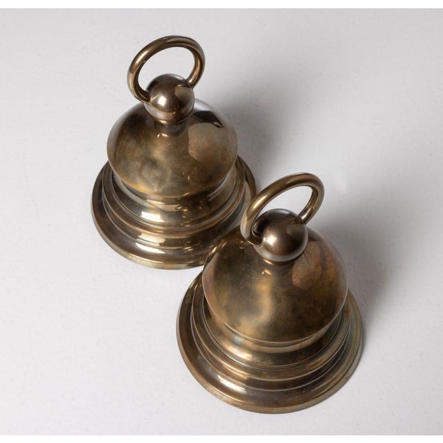 Mid-Century Modern Mid-Century Modern Brass Doorstop by Luigi Caccia Dominioni for Azucena, 1950s For Sale - Image 3 of 11