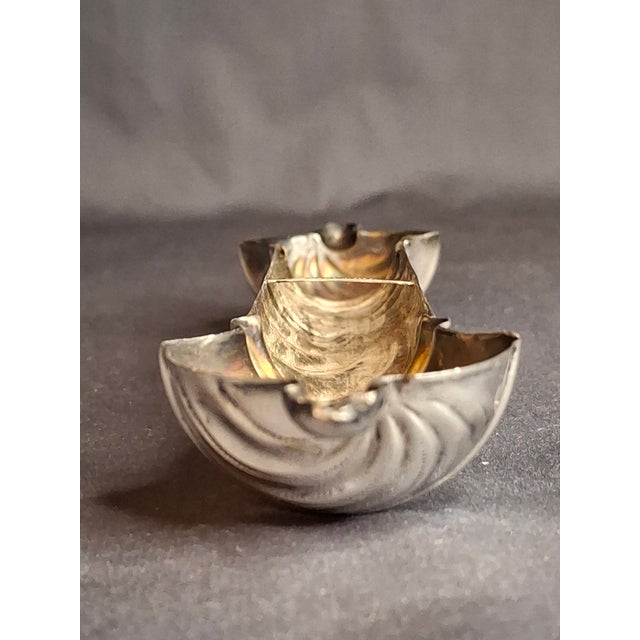 Vintage Hazorfim Israel 925 Sterling Silver Mezuzah Case, Spiral Swirl Repousse For Sale - Image 15 of 18