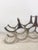 Late 20th Century Vintage Brutalist Aluminum Wine Rack 9-Bottle MCM Barware Mid Century Wine Rack For Sale - Image 5 of 8
