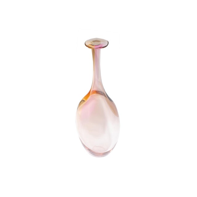 A Fidji glass vase designed by the Swedish artist and designer Kjell Engman (born 1946) for Kosta Boda. Marked “Kosta Boda...