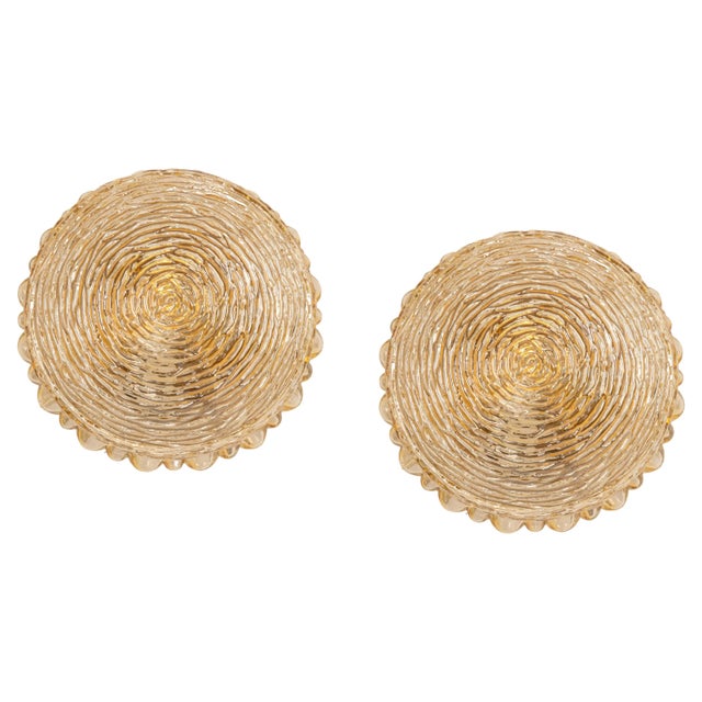 Amber Glass Sconces in Thumbprint Shape, Germany, 1970s, Set of 2 For Sale - Image 8 of 8