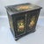 Victorian Black Ebonised Pine Cabinet with Hand‑painted Floral Decoration For Sale - Image 5 of 7