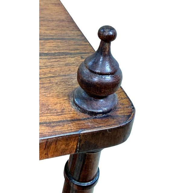 Antique Two-Tier Shelf in Rosewood, 1835 For Sale - Image 11 of 15