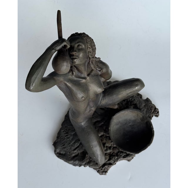 Issa K. Diop is an artist born in 1948 in Senegal, West Africa. His father was a leading sculptor in that country. This is...