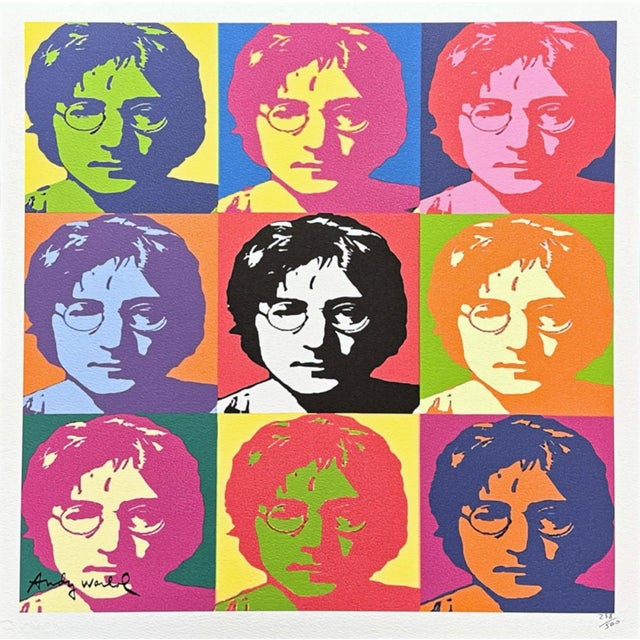 After Andy Warhol, 9x John Lennon, 1980s, Print For Sale - Image 3 of 8