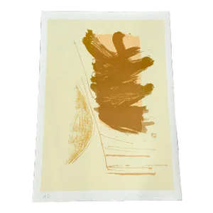 Dan Christensen MicMac I Original Screenprint 1979