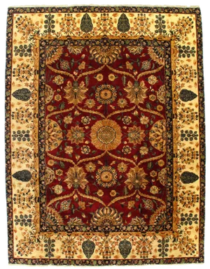 Pasargad Fine Indo Agra Wool Rug - 8′ × 10′