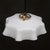 1950s French White Opaline Glass Pendant Lamp For Sale - Image 5 of 8