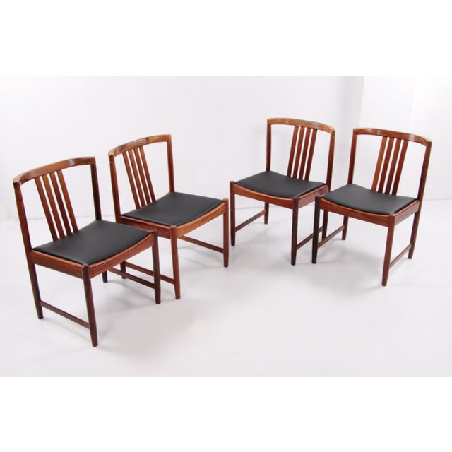 1960s Dinner Chairs by Illum Wrapsø, Denmark, 1960s, Set of 4 For Sale - Image 5 of 14