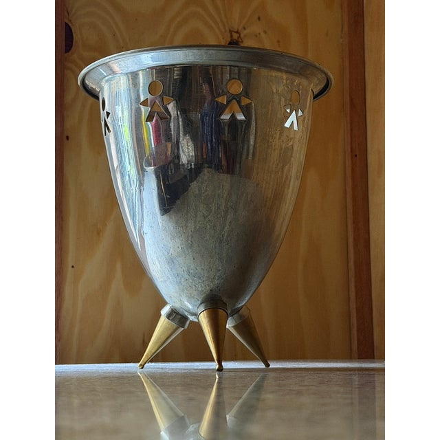 Vintage Ice Bucket & Bowl Set by Alessi Girotondo, 1989, Set of 2 For Sale - Image 11 of 17