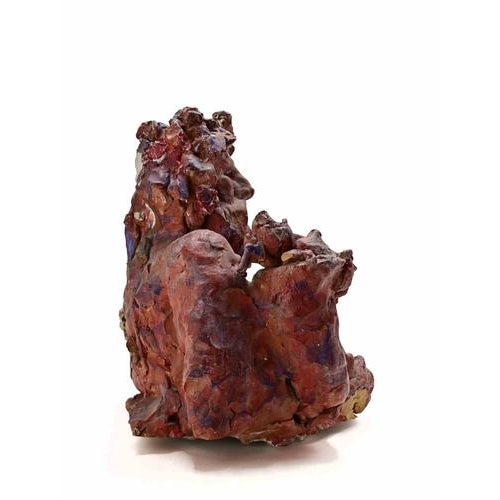 Painted terracotta sculpture realized by sirio pellegrini in 1960s. Good condition. Sirio pellegrini, born in rome on...
