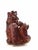Painted terracotta sculpture realized by sirio pellegrini in 1960s. Good condition. Sirio pellegrini, born in rome on...