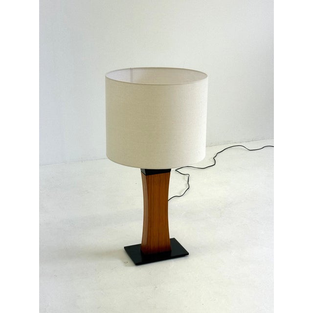 Mid-Century Modern Italian Teak Table Lamp, 1970s For Sale - Image 12 of 17