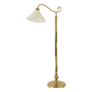Brass Floor Lamp, France, 1930s For Sale