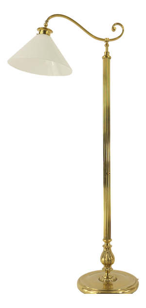 Brass Floor Lamp, France, 1930s