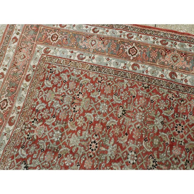 Textile Galerie Shabab Collection Early 20th Century Persian Bidjar Room Size Carpet For Sale - Image 7 of 10