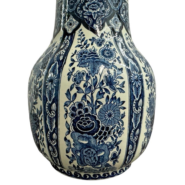 Set of Four Delft Blue and White Vases For Sale - Image 9 of 11