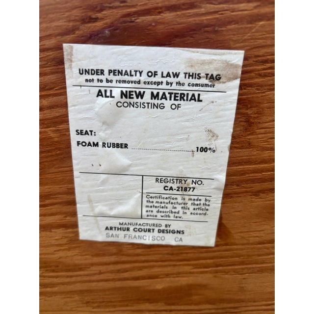 Arthur Court Faux Antler Arm Chair For Sale - Image 10 of 12