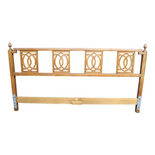 Baker Furniture Cherry King Headboard For Sale