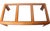 Wood Late 20th Century Post Modern Oak and Glass Coffee Table For Sale - Image 7 of 9