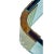 Modern Pace Collection Glass and Scalloped Brass Navette Oval Coffee Table For Sale - Image 9 of 12