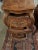 Petite Antique Bombe Chest With Inlay and Three Drawers For Sale - Image 4 of 12