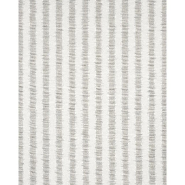 Attleboro Ikat is a woven, irregular stripe made of twisted cotton and linen yarns. It has a special wash finish to give...