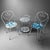 French Garden Table and Chairs, 1950s-1960s, Set of 10 For Sale - Image 4 of 18