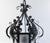 French Wrought Iron and Granita Glass Pendant, 1900s For Sale - Image 12 of 14