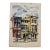 Henry Emil Salloch Original Watercolor on Paper Cicero, Il. 1971. For Sale