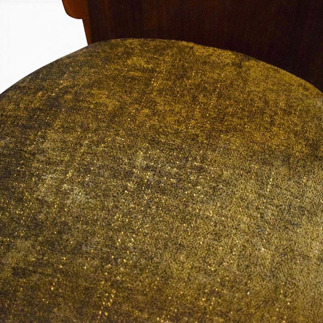 Black H-214 Chairs by Jindřich Halabala, Czechoslovakia, 1950s, Set of 4 For Sale - Image 8 of 9