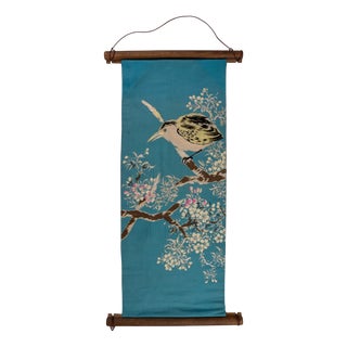 Japanese Ceremonial Silk Wall Tapestry by Renaras For Sale