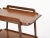 Brown Mid-Century Italian Walnut Serving Bar Cart with Tray by Cesare Lacca, 1960s For Sale - Image 8 of 17