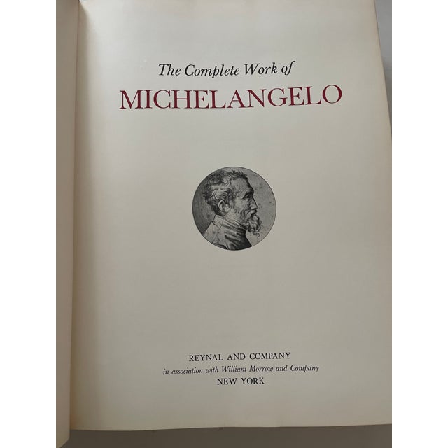 Traditional The Complete Works of Michelangelo by Mario Salmi For Sale - Image 3 of 7