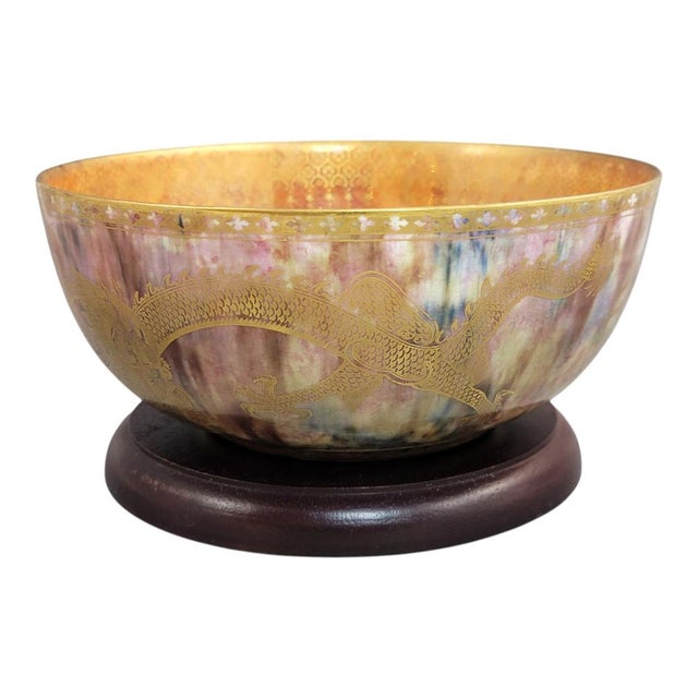 An impressive large wedgwood lustre bowl from the early fairyland period designed by daisy makeig-jones circa 1915. The...