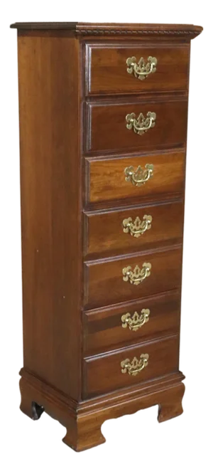 Mid 20th Century American Chippendale Cherry Lingerie Chest