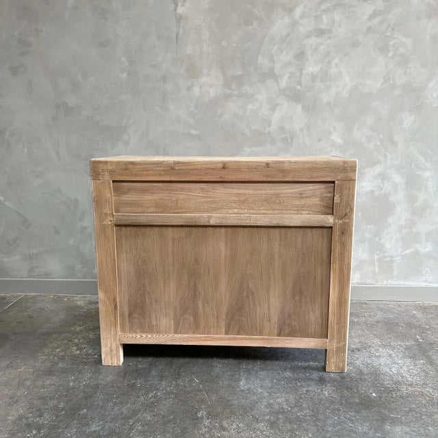 Not Yet Made - Made To Order Luna Reclaimed Elm Wood Cabinet With Drawers For Sale - Image 5 of 8
