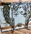 French Iron and Marble Console Table For Sale - Image 4 of 10