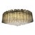 Clear and Fumè Tronchi Murano Glass Flush Mount by Simoeng for Simoeng For Sale - Image 6 of 6