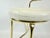 Vintage Italian Gilded Stool, 1980s For Sale - Image 6 of 8