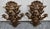 Vintage (1980's) Pair of Ornate Candle Holders in a Bronzed Finish Gold Color. Ornate Cherub Details. These are Very Heavy...