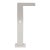 Milo Baughman for George Kovacs Chrome Floor Lamp 1976 For Sale