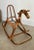 1960s Italian Bent Bamboo & Rattan Rocking Horse Attributed to Franco Albini For Sale - Image 9 of 11