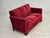 Wood Danish Three-Seater Sofa in Furniture Velour and Oak Wood, 1950s For Sale - Image 7 of 18